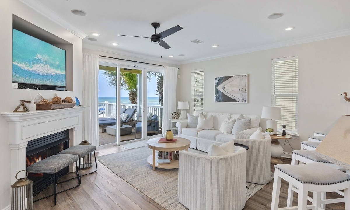 Laguna Beach Estates House | Gulf-Front Home with Pool, Private Beach Walkway & Stunning Views