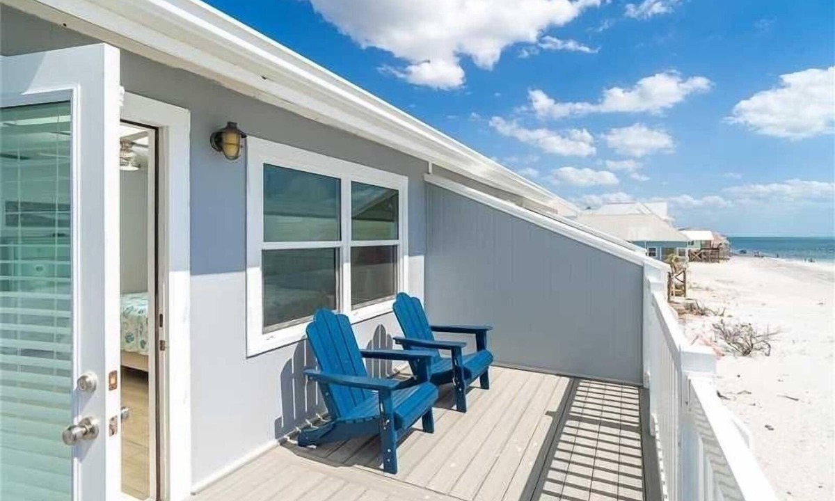 Palm Island Condo | Gulf Front on a ISLAND, 1 pet, tennis, pickleball,sup,kayak. POOL is CLOSED