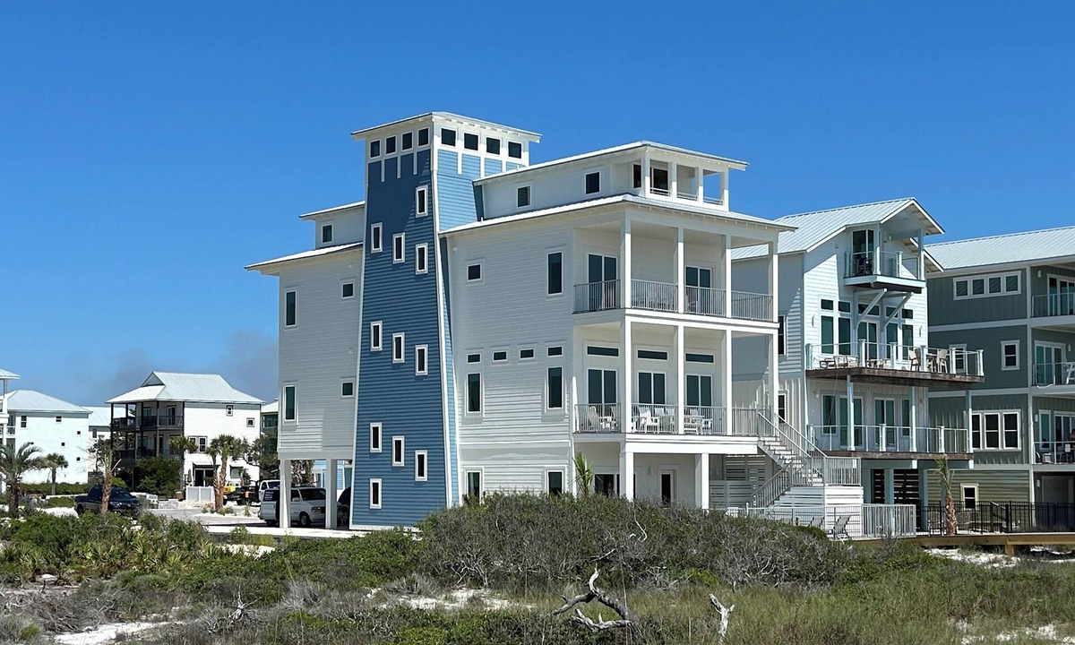 Cape San Blas House | Gulf-Front, Spacious, Private Boardwalk, Pool, Theater + Game Room, Pet-Friendly