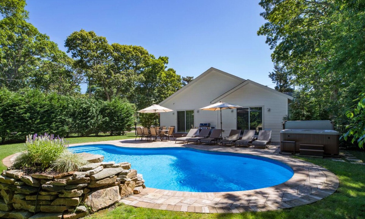 Westhampton Beach House | Hampton’s Haven: Heated Pool, Hot Tub & Gameroom! 2 miles to Rogers Beach
