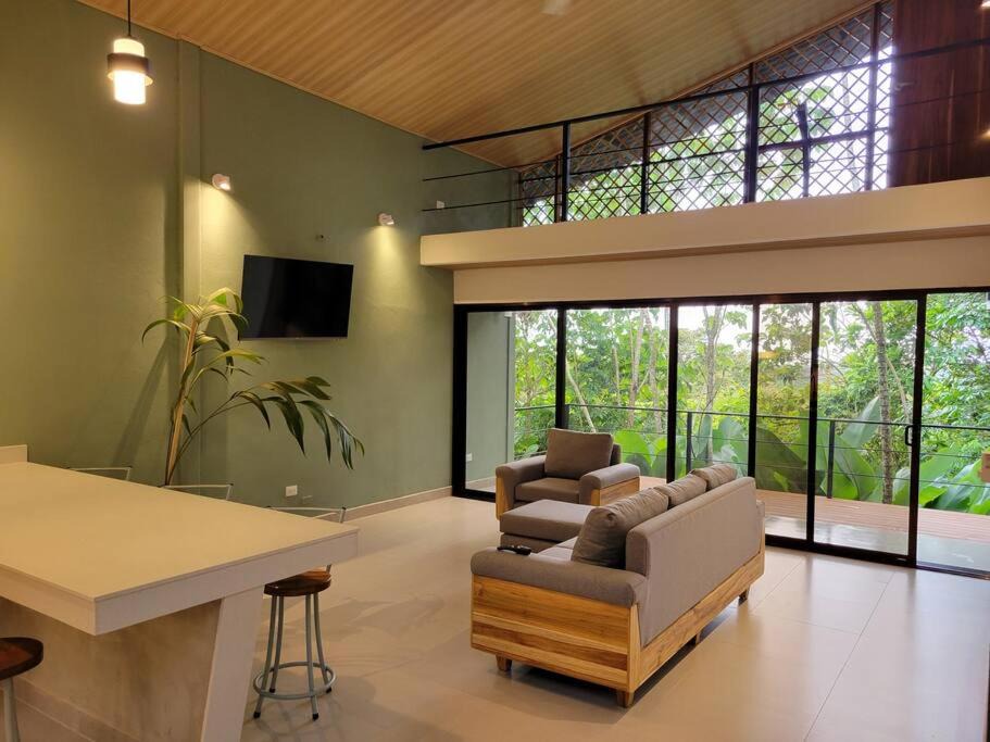 Matapalo Villa | Harmony house (ocean & forest view, waterfall)