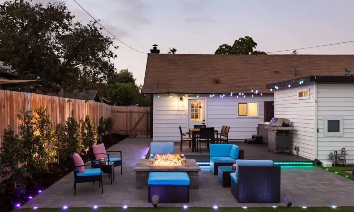 San Diego House | HEART OF SD! Luxury Villa w Hot Tub, Fireplace and Oversized Fully Lit Backyard
