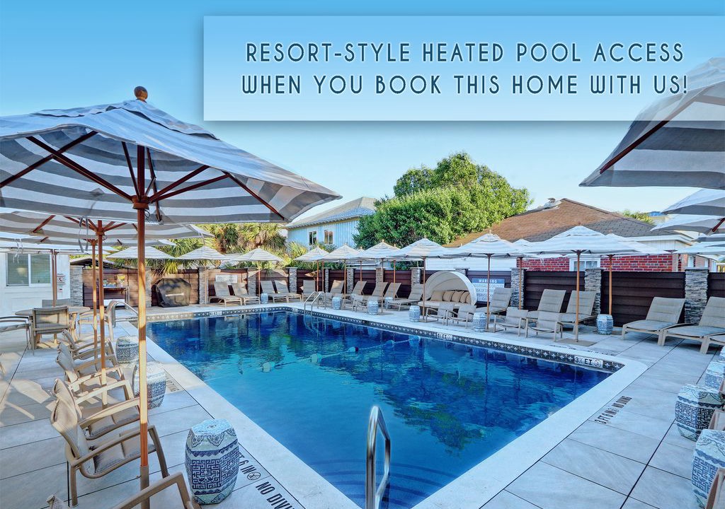 Beach Institute House | Heated Pool Access | 5*Clean | Flex Cancelation