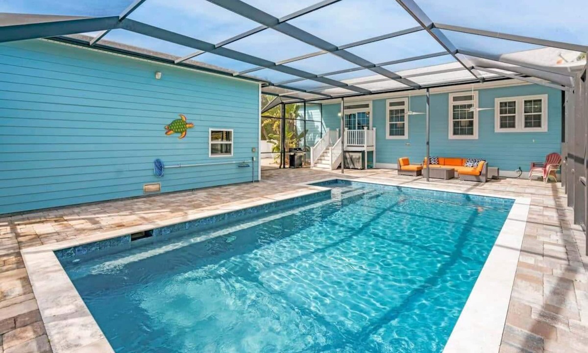 Vilano Beach House | Heated Pool, Beach, Patio Lounge, Near Downtown