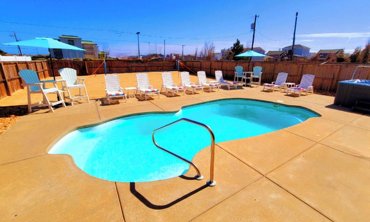 Kill Devil Hills House | Heated Pool-Hot Tub-Ocean View-Backyard Game Area-Fire Pit in Kill Devil Hills