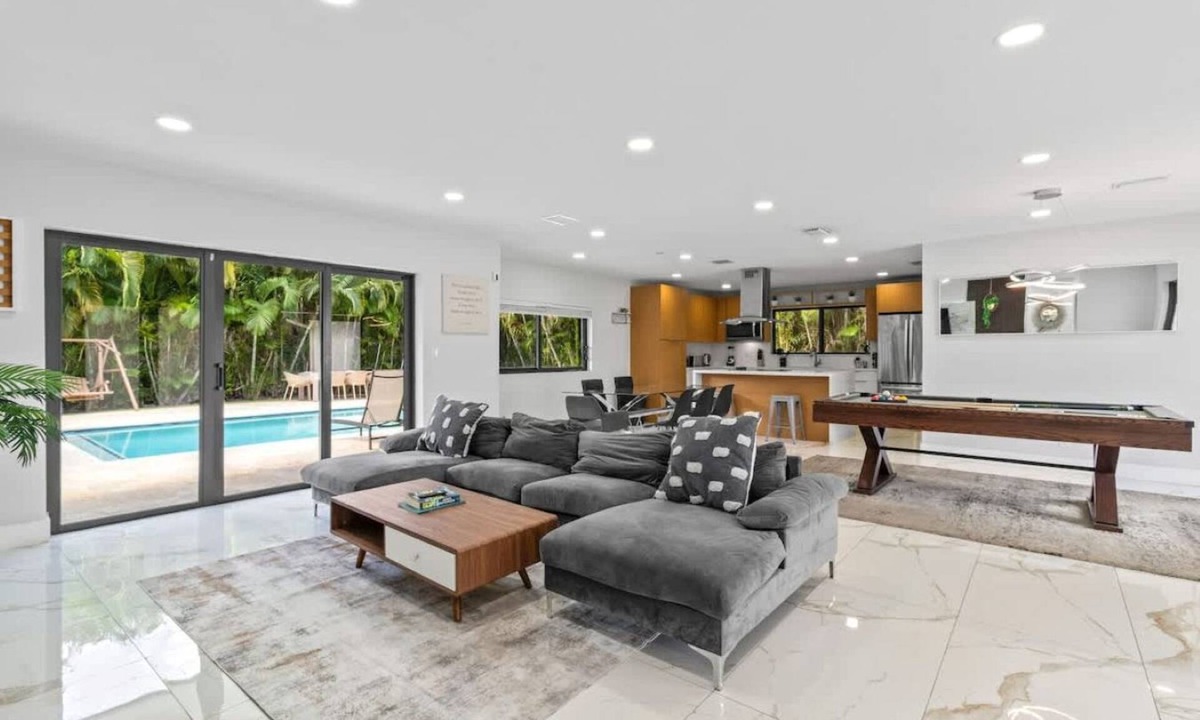 North Miami Beach Villa | Heated Pool Villa in Miami by Glam Homes
