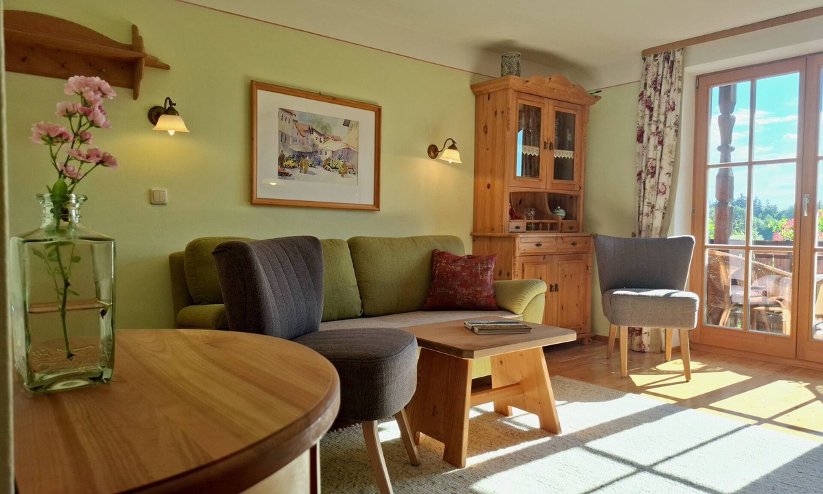 Wackersberg Apartment | Heissbauer Vacation Rental "Karwendelblick" with Mountain Views, 2 Bedrooms, and 2 Bathrooms