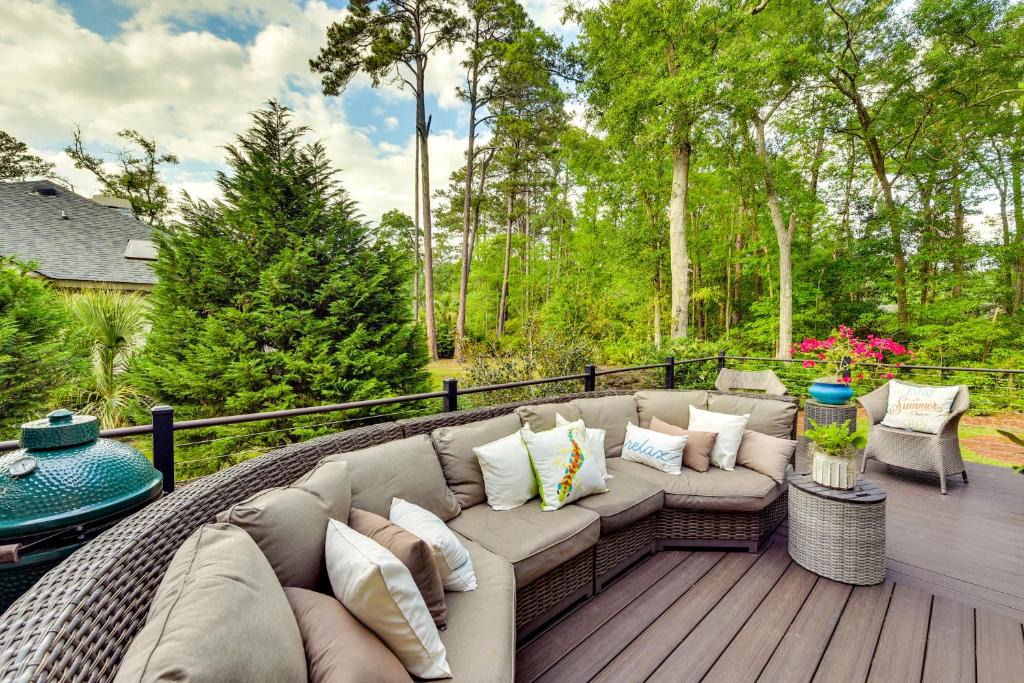 Sea Pines House | Hilton Head Island Resort Home w/Fire Pit!