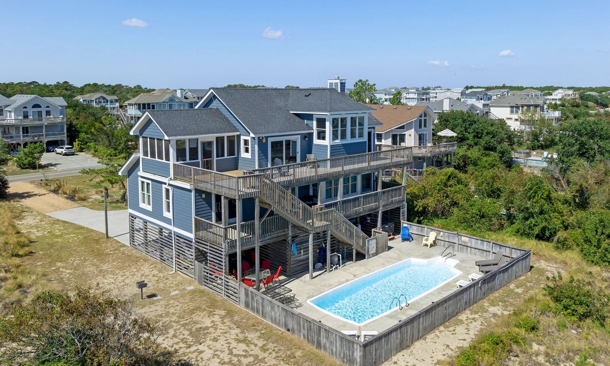 Whalehead Beach House | Hip Nautic: Oceanside w/Private Pool & Hot Tub, Rec Room w/Pool Table