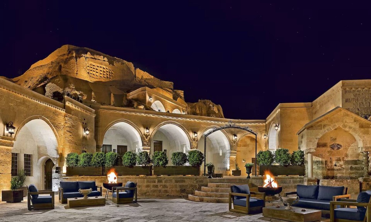 Mustafapasa Hotel | Historic Stone Suite Escape with Sunset Terrace & Valley Views, Access to Pool!