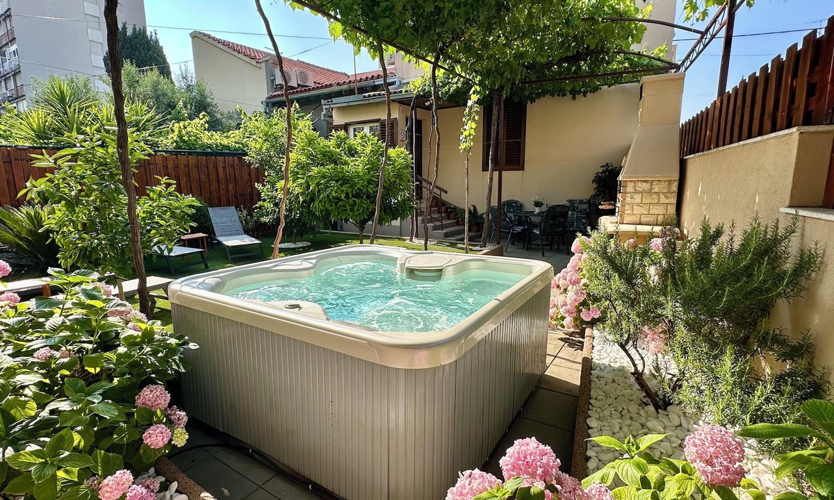 Split Villa | Historic Villa with Private Hot Tub & Garden