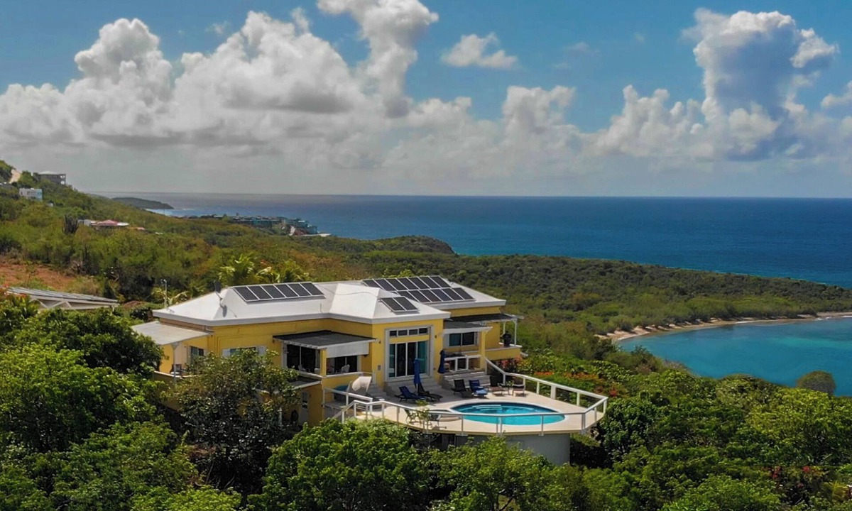 Estate Frenchman Bay Villa | Home with panoramic views with access to private beach!