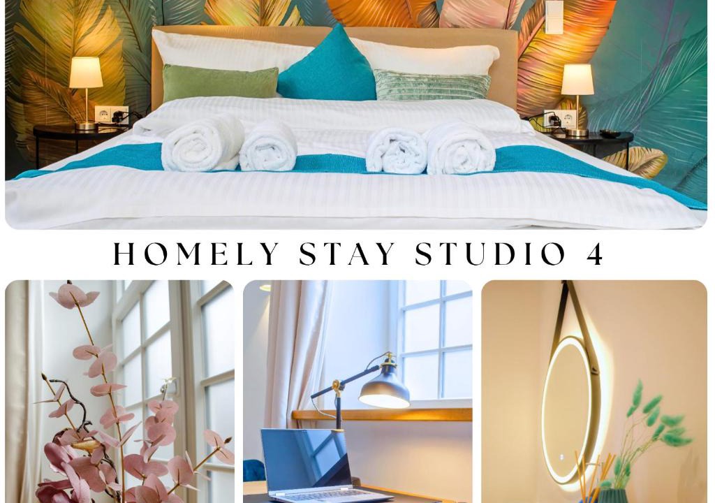 Obergiesing Apartment | HOMELY STAY Studio 4 - Chic Self-Check-In Room for Short Stays
