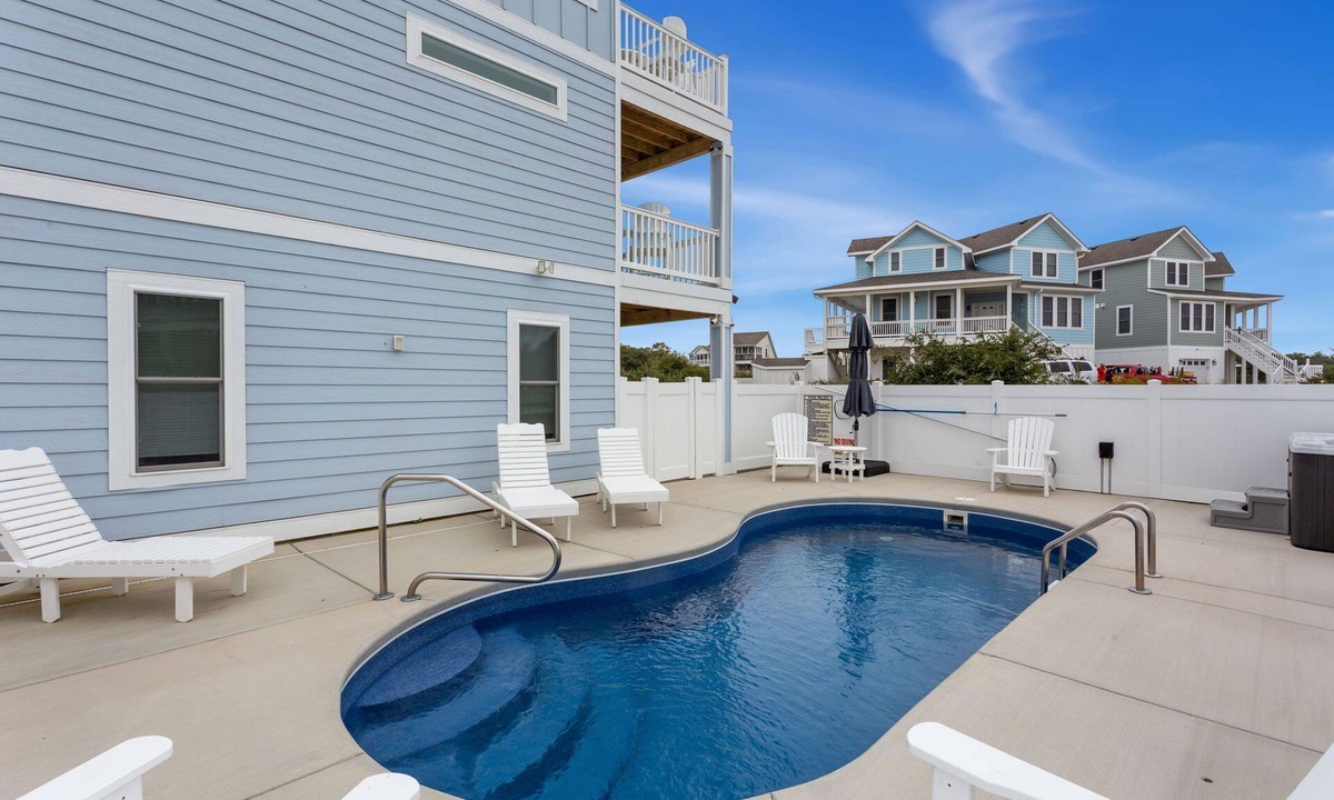 Ocean Hill House | Hook'em 5BR w/Pool, Hot Tub, Elevator, Walk Beach