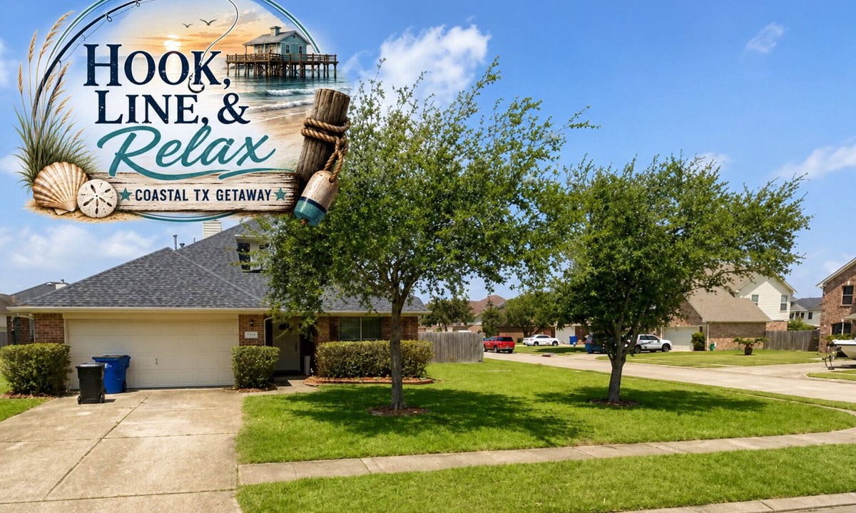 Texas City House | Hook, Line & Relax – Coastal TX Getaway