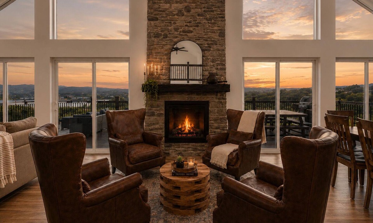 Kimberling City House | Hot Tub, Lake & Mtn Views, King Beds, Bunk Room