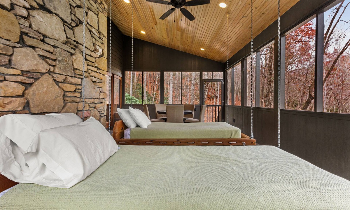 Fairview House | Hot tub, Rustic Elegance, In and outside fireplaces, Private, 10 miles to AVL.
