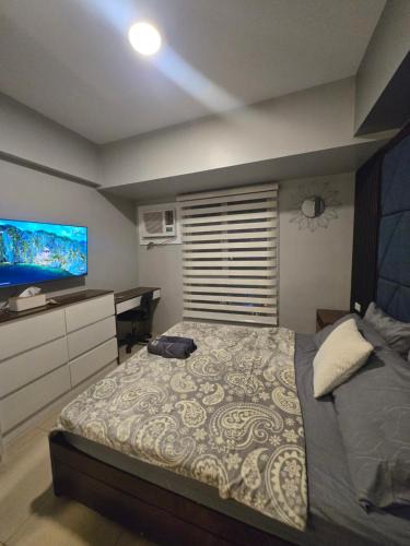 Cebu Apartment | Hotel Style Studio with Pool View & Fast Wi-Fi 4pax