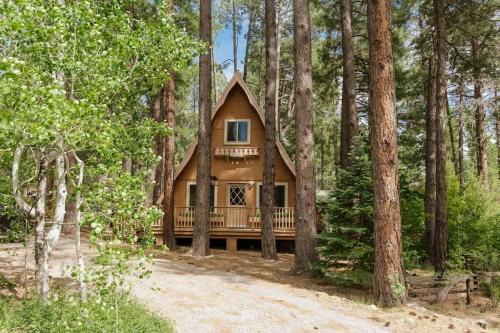 Kachina Village House | Hotevilla A-Frame Cabin with Wi-Fi & Pine Tree Views