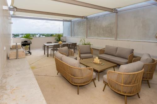 Downtown Cancun Apartment | Ideal con rooftop con alberca en la entrada de Zona Hotelera