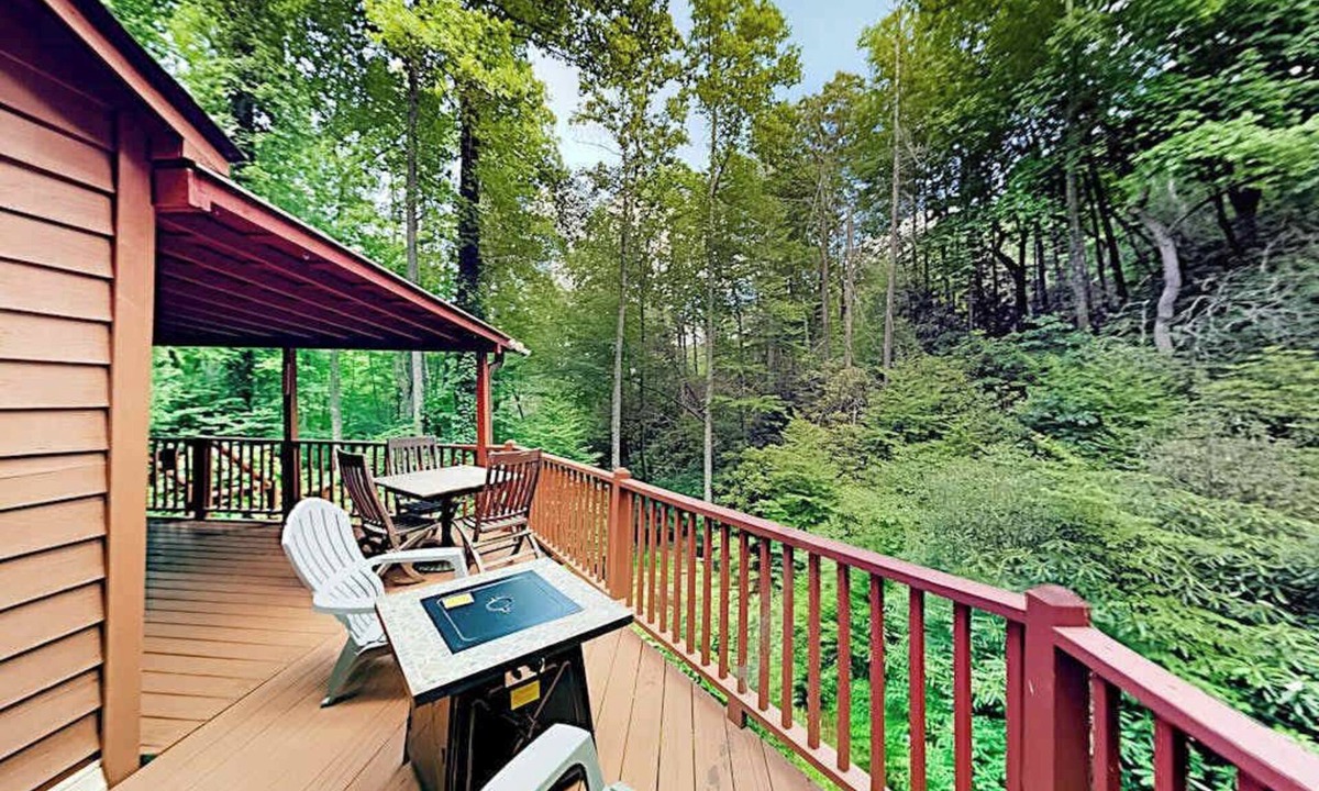 Gerton House | Idyllic Creekside Getaway with Private Waterfall | Near Asheville & Lake Lure