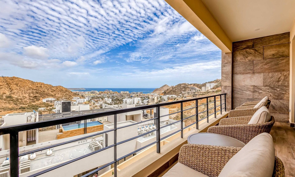 Libertad Apartment | Immaculate stay with stunning views, balcony, plus on-site pool & gym