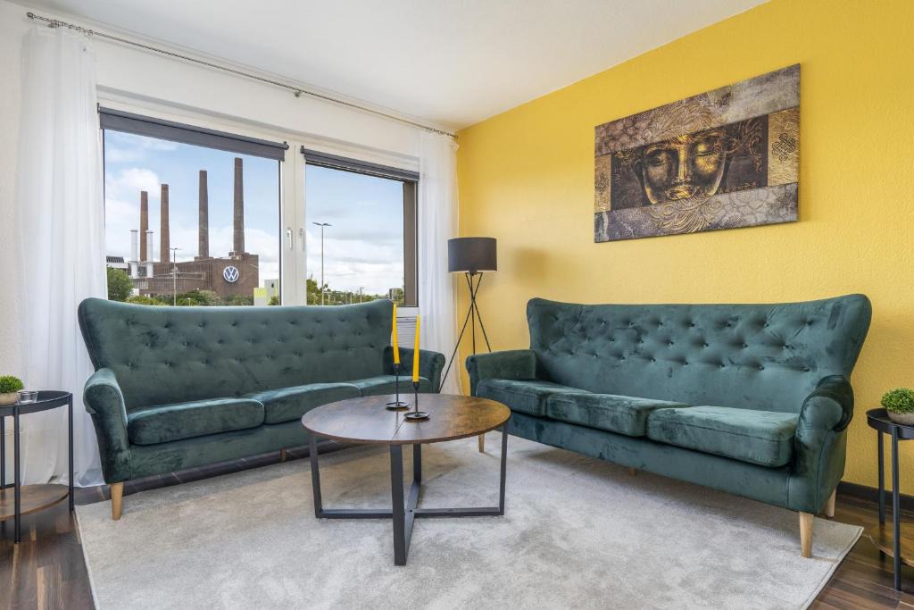 Stadtmitte Apartment | Immo-Vision - VW näher geht nicht, Parkplatz, Küche, Wlan