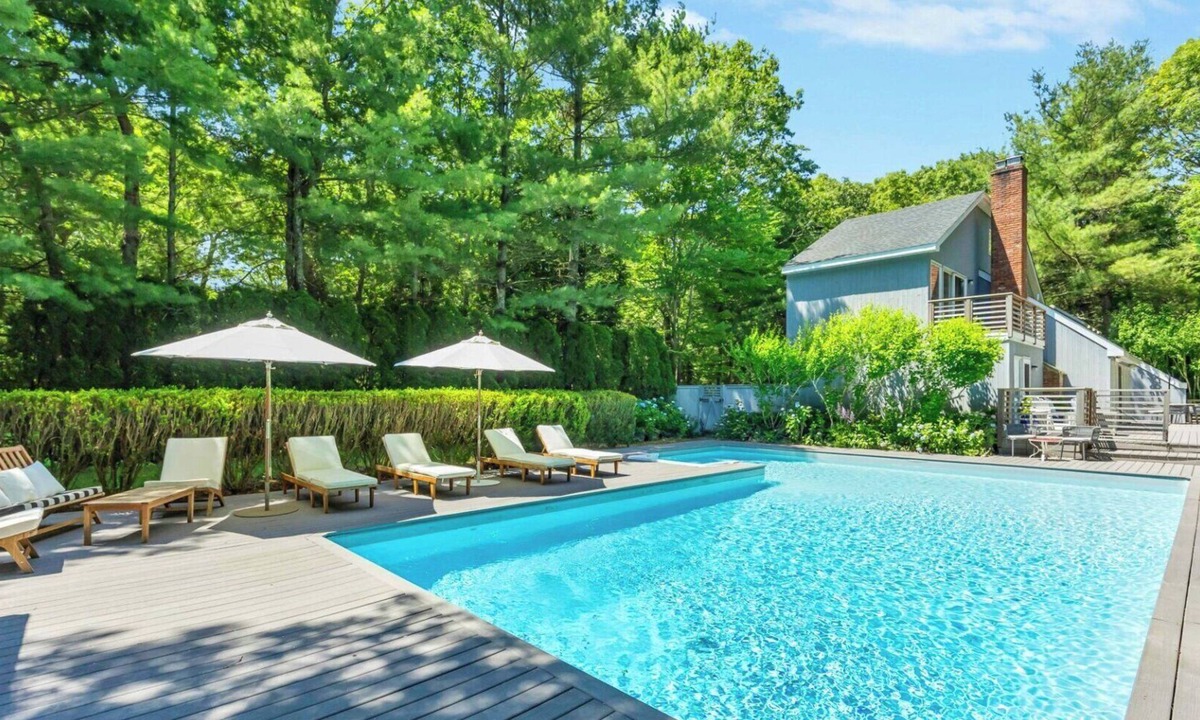Northwest Harbor House | Impeccably Designed East Hampton Home with Complete Privacy and Pool,.