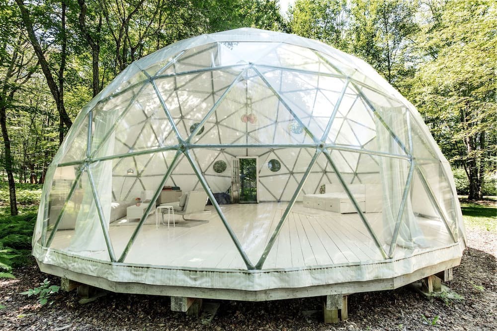 Woodridge RV Rental | Incredible Spacious Dome for A Group Glamping Experience Surrounded by Nature in Woodridge, New York