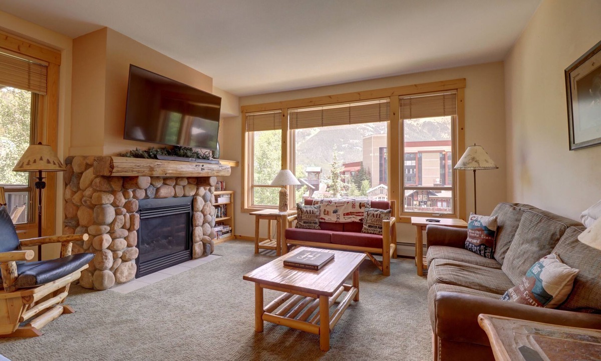 Copper Mountain Village Condo | Incredible Views From Center Village TX204