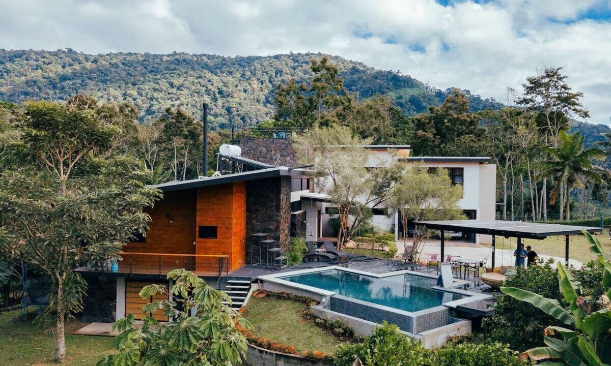 Santa Rosa House | Infinity Pool Gated 2-Acre Tropical Estate Minutes from Downtown Turrialba