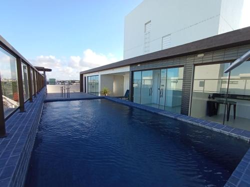 Cabedelo Apartment | Intermares, Apartamento Automatizado e Inteligente - Piscina, Elevador, Garagem - Conforto, Paz e Sossego, excelente para descansar, trabalhar ou estudar