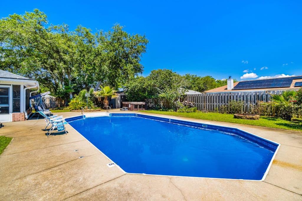 Ono Island House | Inviting dog-friendly home with pool hot tub enclosed yard & WD