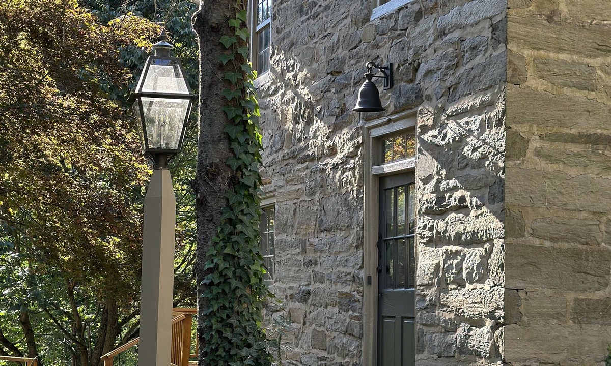 Pequea House | Ironmaster Mansion — 1700's historic stone guest house with creek view