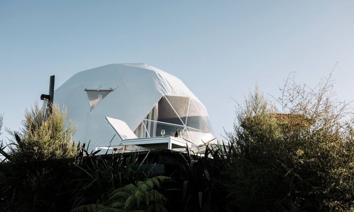 Te Akau Cabin | Isolated Dome Ideal for a Romantic Getaway in Rangiriri, New Zealand