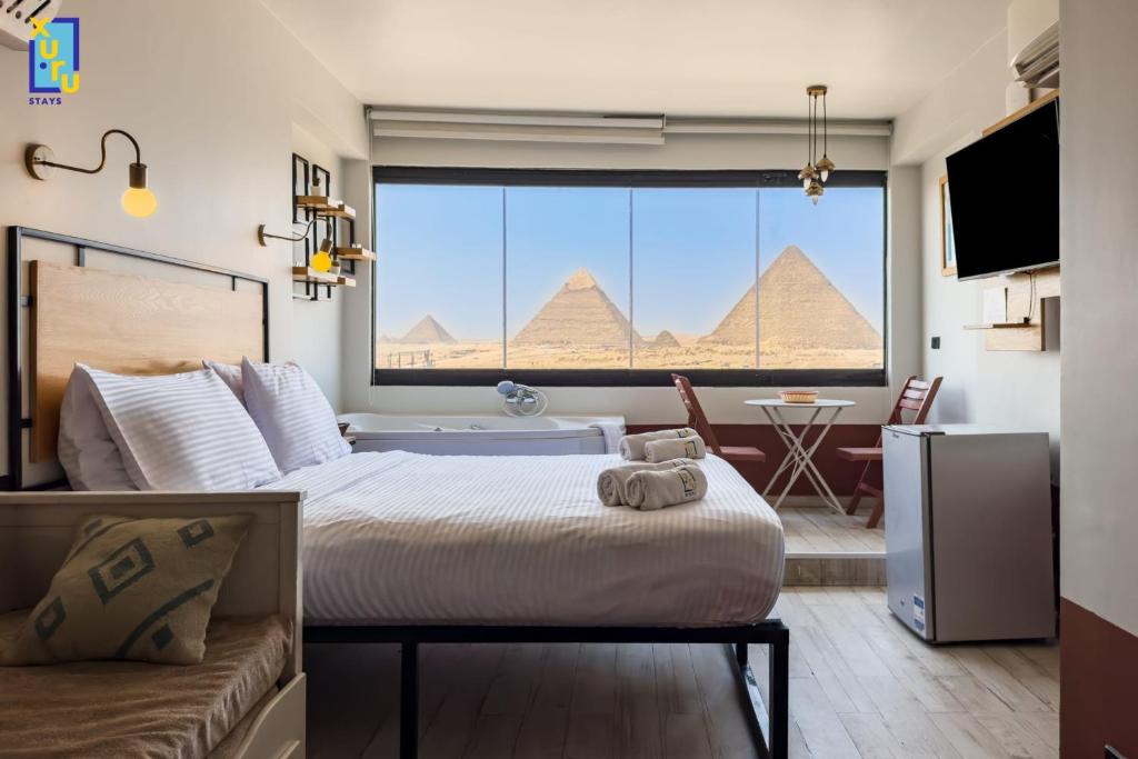 Al Haram Apartment | Jacuzzi Studio By The Historic Pyramids Apt4