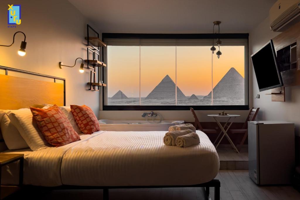 Al Haram Apartment | Jacuzzi Studio By The Historic Pyramids Apt3