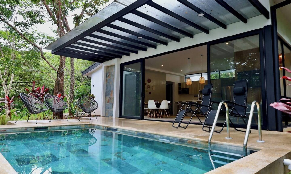 Junquillal Villa | Jungle Meets Beach - Pool Side Villa in Gated Community