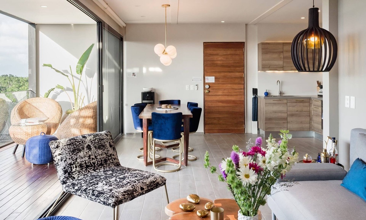 Ek Balam Village Apartment | Jungle Penthouse, Bike to Beach