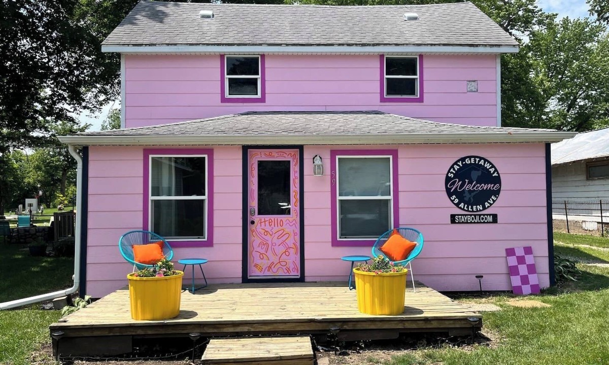 Arnolds Park House | Just steps from The Green Space and Broadway Street. Fantastic Location for All the Fun!