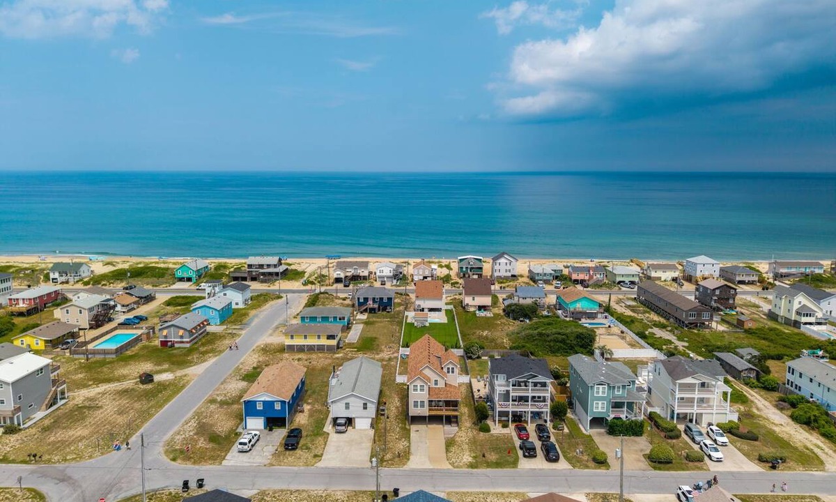 Sea Scape House | Kitty Hawk Beach House with Pool and Hot Tub. Steps away from the Beach