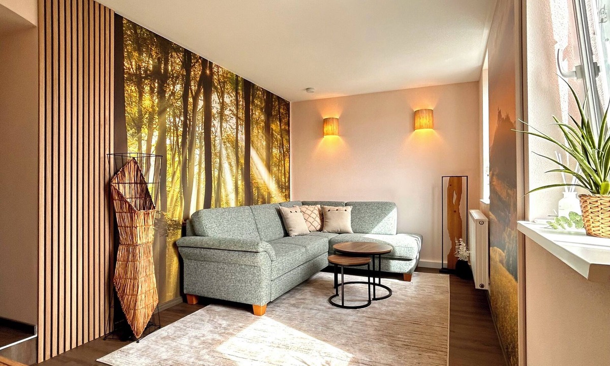 Apfelstadtaue Apartment | Kompakt und Voller Annehmlichkeiten für Paare & Geschäftsreisende mit Terrasse