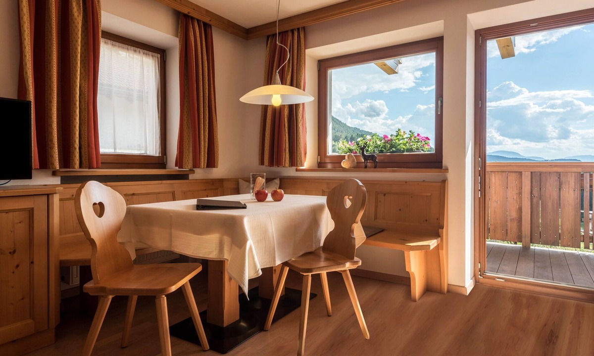 Siusi Apartment | Kristiania Apartment Type A1 with Mountain View, Wi-Fi