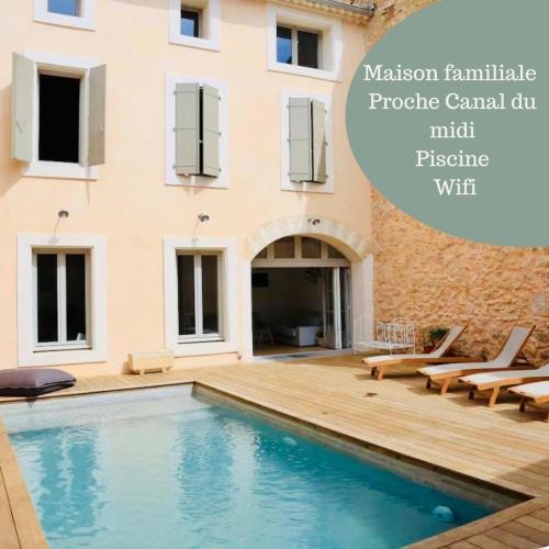 Quarante Villa | L'Authentique, maison de village avec piscine 12 personnes