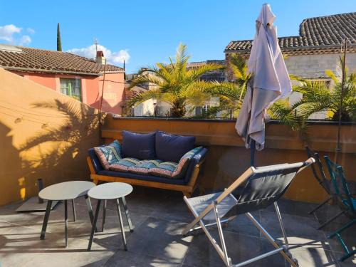 Villedieu House | L'ENTRE POTES - Maison de caractère climatisée avec garage