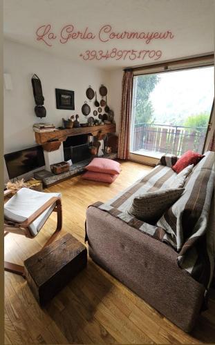 Courmayeur Apartment | La Gerla - Maison de Charme Valle D'Aosta - Vista Monte Bianco