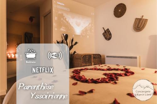 Issoire Apartment | La Parenthèse Yssoirienne - Balnéo - Vidéoprojecteur