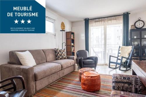 Cran-Gevrier Apartment | La Terrazza sul Thiou - 2BR - terrace - garage