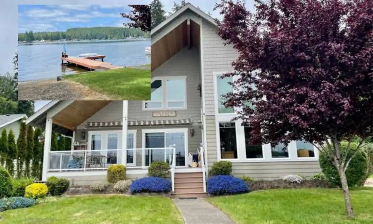 Grapeview House | Lake Front Home on Mason Lake W/Private Dock