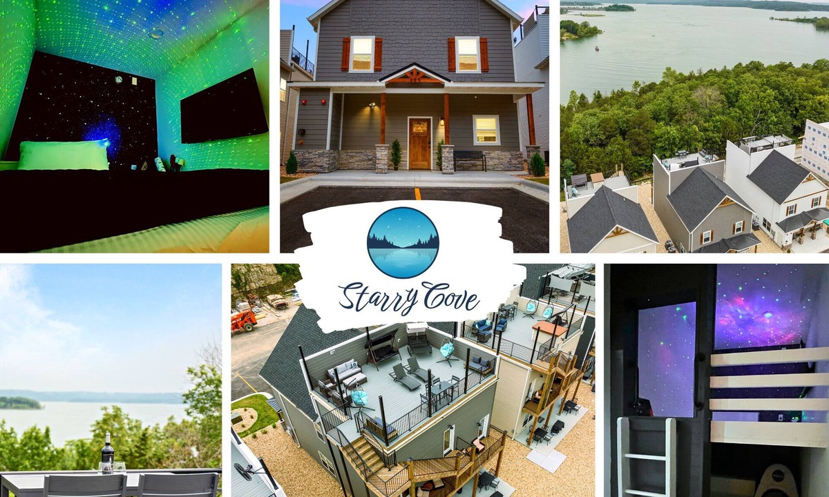 Table Rock House | Lake Front Rooftop Hot Tub Arcade Game House